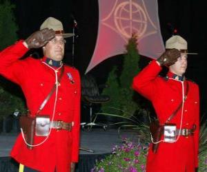 Puzzle Αξιωματικός της αστυνομίας της Royal Canadian Mounted Police